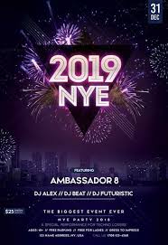 New Year Eve 2019 Free Flyer Template Https Freepsdflyer Com New Year Eve 2019 Free Flyer Template En New Year S Eve Flyer New Year S Eve 2019 Party Flyer