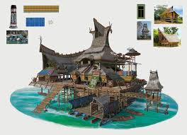 Artstation Indonesian Homestay Yang Zhe Game Art Environment Environment Concept Art Art And Architecture