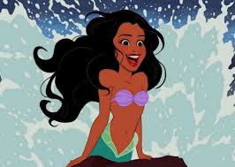 Uñas personalizadas en tono azul. La Sirenita Ahora Es Negra Y Es Cuestion De Dinero Disney Ha Encontrado Un Filon En Las Minorias