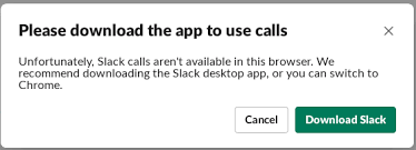 Most popular features of all collaboration apps. Slack Please Firefox