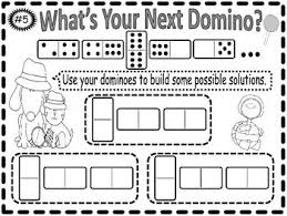 Puzzles are a fun way to pass the time whether on a rainy day or as a family project. Pattern Puzzles Using Dominoes Increases Number Sense Number Sense Printable Board Games Domino