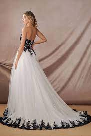 Azazie Adelaide Bg Wedding Dresses Azazie In 2020 Black White Wedding Dress White Bridal Dresses White Lace Wedding Dress