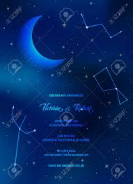 For us it's most important that you receive the perfect present. Night Sky Trendy Wedding Invitation Card Save The Date Celestial Royalty Free Cliparts Vectors And Stock Illustration Image 117012090