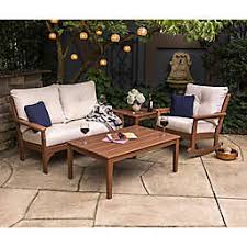Turn your outdoor areas into a social space where you can host fun gatherings all year round with some garden furniture sets and outdoor side tables for drinks and snacks. Patio Furniture Sets Collections Outdoor Patio Furniture Bed Bath Beyond