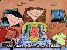 Harold throws his finished popsicle onto the stairs, laughing. Tbt Everyday Stoop Kid S Afraid To Leave His Stoop