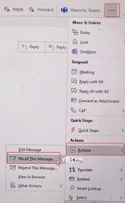 Select delete unread copies of this message to recall the sent message. How To Recall An Email In Outlook Unsend An Email