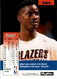 1992-93 SkyBox Robert Pack Portland Trail Blazers #204