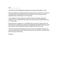 Complaint sample letters to tenants from landlords. Landlords Can Use This Adjustment Letter To Respond To Tenants Complaints In A Helpful Manner Free To Dow Being A Landlord Lettering Total Gym Exercise Chart