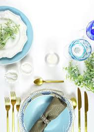 Take a lesson in place settings from our etiquette expert. Elegant Fine China Events Table Place Settings In Blue White And Gold Theme Greeting Card For Sale By Milleflore Images