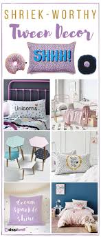 26 Shriek Worthy Decor Essentials For The Tween Bedroom Shopswell Tween Room Tween Girl Bedroom Tween Bedroom