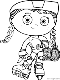 There are so many stories, mysteries and problems to solve at the book club. Super Why Coloring Pages Coloringall