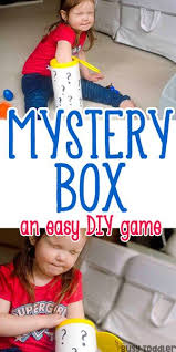 Make A Mystery Box Easy Toddler Activities Toddler Activities Babysitting Activities