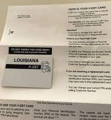 Once you report a lost or stolen card you can get a new pin. Don T Toss Louisiana Student Meal P Ebt Cards By Mistake State Warns Here S Why Education Theadvocate Com