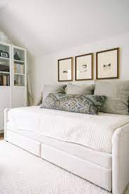 My New Office The Reveal Lark Linen Guest Room Office Guest Bedroom Home
