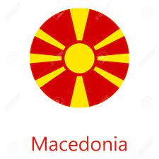 It was created by miroslav grčev and was adopted on 5 october 1995. Round Macedonia Flag Icon Royalty Free Cliparts Vectors And Stock Illustration Image 75808449
