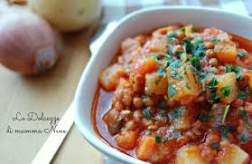 50 g di sedano a pezzettoni. Lenticchie In Umido Con Verdure E Salsa Di Pomodoro Ricetta Bimby E Senza
