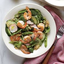 Try this tasty prawn pad thai salad, with all the classic flavours of traditional thai cuisine. Spinach And Quinoa Salad With Shrimp Recipe Myrecipes
