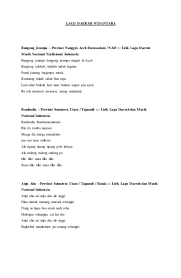 The state anthem of pulau pinang untuk negeri kita including flag,state emblem,yang dipertua negeri and ketua menteri of. Kumpulan Lirik Lagu Tradisional Daerah Jambi