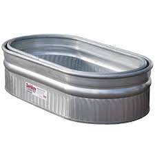 Amazon Com Behlen Country 50130198k 2 X 1 X 4 Round End Galvanized Steel Stock Tank Nested Bundle Approx Stock Tank Stock Tank Pool Galvanized Stock Tank