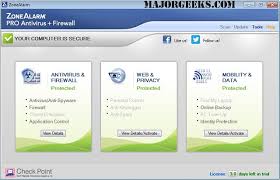 Antivirus software protects against malicious threats & attacks. Download Zonealarm Free Antivirus Firewall Majorgeeks