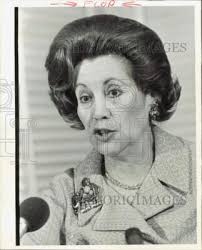 1972 Press Photo Chair Nancy Palm of the Harris County Republican Party