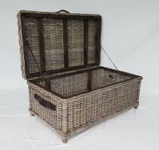 Antique 1800s wicker steamer trunk basket luggage suitcase. Buy Rattan Trunk Coffee Table Best Price Furniture