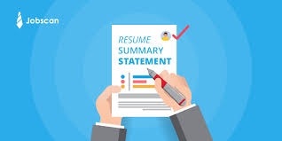 Use a strong summary statement to brand yourself as a business or . How To Write A Resume Summary Statement Examples And Tips