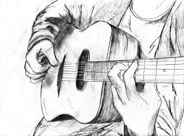 Playing Guitar Sketch At Paintingvalley Com Explore Collection Of Playing Guitar Sketch See more ideas about boys who, playing guitar, guitar. playing guitar sketch at paintingvalley