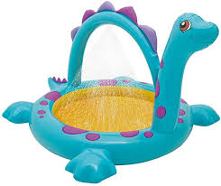 Intex 57437np Dino Spray Pool 229 X 165 X 117 Cm In 2020 Badespielzeug Pool Im Garten Gartenpools