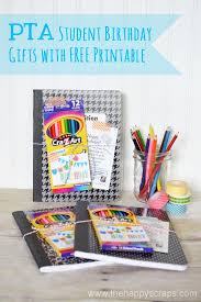 Best Birthday Gift For Teacher From Student Student Birthday Gifts With Printable The Happy Scraps Student Birthdays Student Birthday Gifts Student Gifts