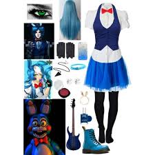 Fnaf Daughter Of Toy Bonnie Fnaf Cosplay Cosplay Outfits Fnaf Costume