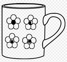 A black coffee mug isolated over white. Mug Table Glass Coffee Cup Saucer Mug Clipart Black And White Png Transparent Png 3644655 Pikpng