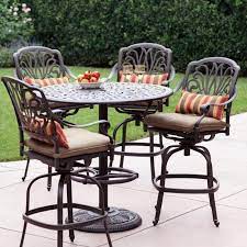 Inspired by the classic french press, the chambord set of 2 coffee glasses in gold enjoys a luxe setting to enjoy your daily coffee and host guests. Set Up For A Fun Summer End Season With Outdoor High Top Table And Chairs