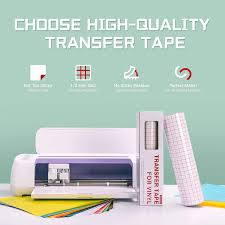 Maybe you would like to learn more about one of these? Buy Yrym Ht Clear Vinyl Transfer Paper Tape Roll 12 X 50 Ft W Alignment Grid Application Tape For Silhouette Cameo Cricut Adhesive Vinyl For Decals Signs Windows Stickers Online In Vietnam B07kpb38lk