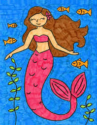 How To Draw A Mermaid Art Projects For Kids Hans christian andersen was a danish author who wrote.