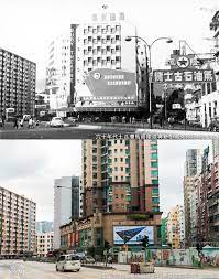 土瓜灣馬頭圍道與新山道交界 1960 s history pictures landmarks pictures