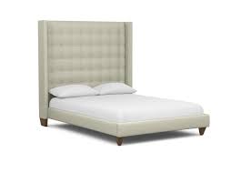 Back of headboard covered in muslin. Colton Bed With Tall Headboard Beds Ethan Allen