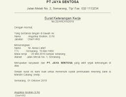 Contoh Surat Referensi Kerja Yang Powerfull Blog Linovhr