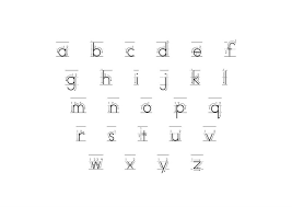 The Alphabet Lower Case Learning Printable