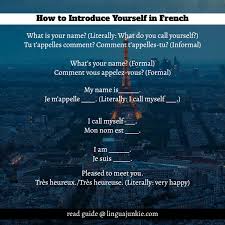 Your end goal in trying to introduce yourself to a french speaker and have a conversation with them is because you want to practice your french. What Is My Name In French How To Translate Your Name