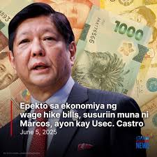 Epekto sa ekonomiya ng wage hike bills, susuriin muna ni Marcos, ayon kay  Castro : r/newsPH