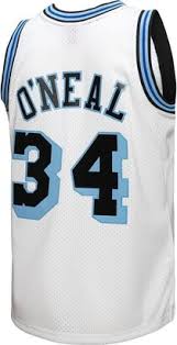 Mitchell & Ness Men's Shaquille O'Neal White Los Angeles Lakers 1996-97  Hardwood Classics Reload 3.0 Swingman Jersey