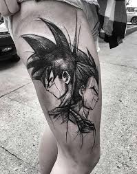 Toriyama's third draft became the final design. The Very Best Dragon Ball Z Tattoos Z Tattoo Black Tattoos Dragon Ball Tattoo