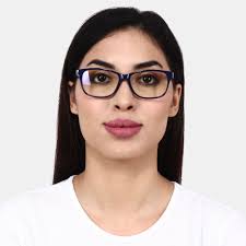 Dark Blue Computer Blue Ray Cut Glasses With Long Hang In Neck Sides