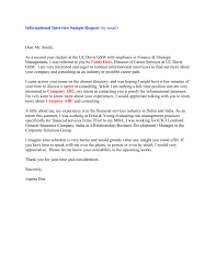 Thank you letters after informational job interview. Informational Interview Sample Request