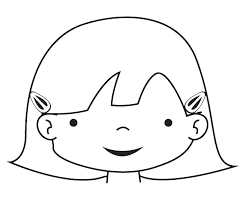 Dibujo Niña Para Colorear