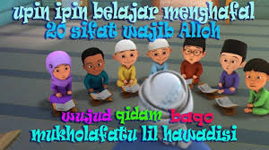 Dalil untuk ini adalah dalil qidam. Upin Ipin Menghafal 20 Sifat Sifat Wajib Alloh Wujud Qidam Baqo Youtube