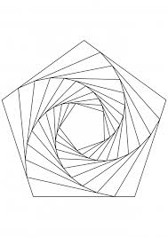 1 spiral pattern fish coloring pages. Pentagonal Spiral Coloring Pages Math Figures Coloring Pages Colorings Cc