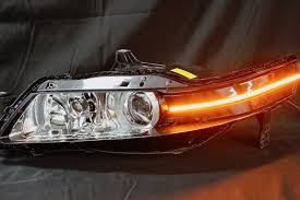 When the headlights are set in the auto position and the wipers are used several times within a certain interval, they also automatically turn on. 2004 2008 Acura Tl Super Bright Switchback Led Strip Headlight Retrofit Hidretrofitkit