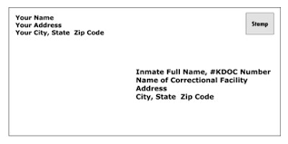 Print addresses neatly in capital letters. Inmate Mail